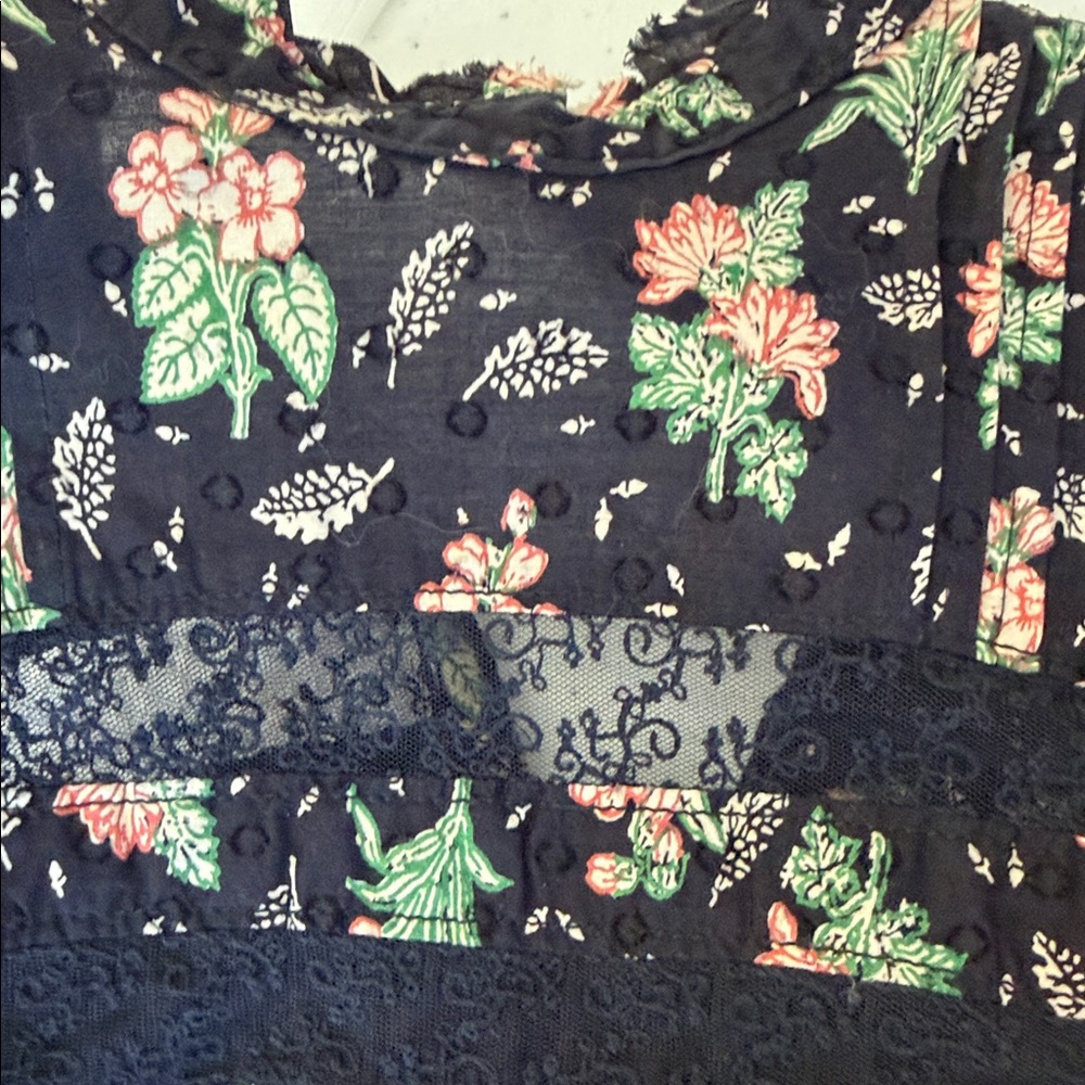 Pilcro Black Floral Mini Dress - Picture 13 of 13